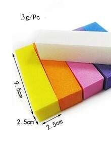 Bộ 20 miếng mài móng, độ nhám trung bình/mịn 100/180, thích hợp cho móng acrylic, sơn gel, bộ dụng cụ mài móng tay và móng chân chuyên nghiệp 3 trong 1. - Hồng - Xem 4