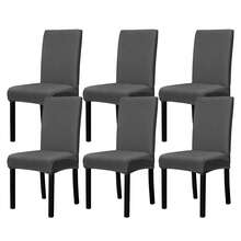 1/2/4/6件装弹力椅套，适用于家庭、酒店、餐厅、餐椅，四季通用 - 彩色 - 查看 10