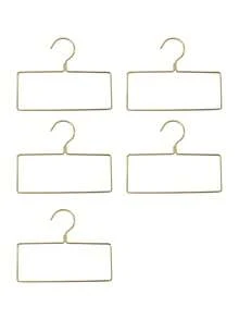 10pcs Nordic Style Golden Metal Clothing Rack, Multi-Functional Hanger For Clothes, Towels, Scarves - Gold - View 9