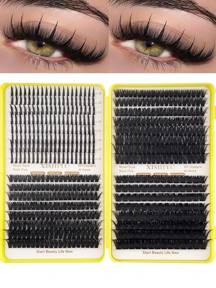 Bộ nối mi D-Curl 592 sợi, 100D/120D/150D 10-16mm, mi giả tự làm từng sợi, mi 3D kiểu Nga, mi dày ấn tượng, mi lông chồn tự nhiên cho trang điểm ấn tượng, trang điểm hàng ngày, cosplay, trang điểm lộng lẫy và sử dụng hàng ngày, nhỏ gọn tiện lợi cho sử dụng hàng ngày hoặc đi chơi, hộp đựng mi đơn dung lượng lớn, phù hợp cho người mới bắt đầu, lý tưởng cho việc tự trang điểm mắt thanh lịch hàng ngày, mi nhẹ và có thể tái sử dụng, phù hợp cho du lịch và các dịp hàng ngày, mi chùm, mi giả từng sợi, mi nhân tạo.