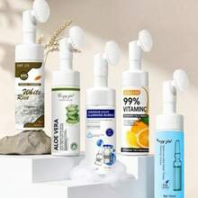 Limpieza de aminoácidos mouse bubble, limpieza profunda de la piel, suave y no irritante, hidratación duradera de la piel, blanqueamiento naranja C piel brillante / ácido hialurónico hidratación profunda / arroz refrescante control de aceite / aloes reparación suave(Se envían aromas aleatorios) - Hidratante - Ver 1