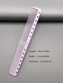 1件/3件/4件/5件/6件髮梳套組 理髮梳 造型師梳子 家用 耐熱耐用材質 附尺規量測款式 適合男女 造型化妝 婚禮化妝 含女用長髮梳 短髮梳 男用油頭梳 平頂梳 尖尾梳 造型梳 理髮店 專業沙龍 家用化妝 旅行必備 - 淡紫色 - 查看 30