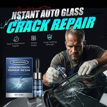 Ruhong Windshield Chip Repair Kit- Fast & Lmpressive Repair, Long-Lasting Strength, Convenient Operation, Glass Crack Fix Tool Kit To Stop Cracks From Spreading,For Cracks In Various Glass Products Such As Mobile Phone Screens And Mirrors 20ml - Windshield Chip Repair Kit - View 6
