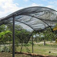 Outdoor Sunshade Net, Plant Sunshade Net, Sunshade Net, Outdoor Sunshade For Patios. It Is Made Of High-Density Polyethylene With Holes, Uniformly Woven, Breathable, And UV-Resistant. It Has Reinforced Plastic Corners, Suitable As A Sunshade For Pavilions, Patios, Gardens, Courtyards, And Lawns. - Black - View 8