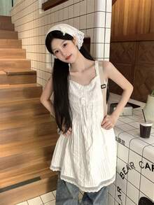 Women Short Dresses - White - View 9