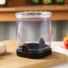 1PC Manual Vegetable Slicer Cup Chopper - A Vegetable Slicer With Rectangular Blades And A Container, Portable Design, Easy To Clean Blades, Very Suitable For Strawberries, Bananas, Cucumbers, Onions, Mushrooms, Etc. It Can Be Used For Preparing, Slicing, Shredding, And Chopping Vegetables, Vegetable Shredders - Multicolor - View 15