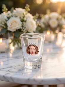 1个/12个装个性化趣味小酒杯,2盎司玻璃材质,可定制照片和名字 | 适用于婚礼、伴娘礼物、情人节、婚礼装饰、生日派对、18岁生日礼物、独特生日礼物、照片纪念品、趣味生日礼物、带脸部图案的小酒杯、带照片的小酒杯、定制生日小酒杯、个性化礼物、伴郎礼物、男士礼物、永恒的爱 - 集合 - 查看 9