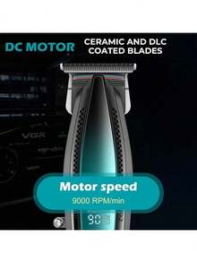 VGR V-992 9000RPM Hair Clipper - Green - View 3