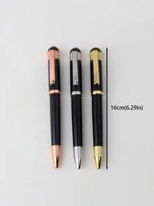 1 chiếc bút bi kim loại cao cấp, kết hợp bút bi và bút ký, món quà lý tưởng dành cho nam giới, chồng và cha nhân dịp sinh nhật. Bộ quà tặng văn phòng phẩm này đi kèm với ruột bút đen 0.7mm, phù hợp cho văn phòng, kinh doanh, tựu trường, đồ dùng văn phòng hàng ngày và làm quà tặng. - 859 - Xem 4