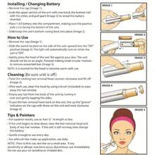 1件装电动面部脱毛器，无痛唇部/眉毛修剪器（女士专用） - 玫瑰金色 - 查看 8