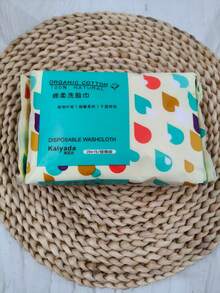 30 piezas/paquete Toallitas desmaquillantes desechables y gruesas, toallitas limpiadoras suaves, adecuadas para el cuidado de la piel - Multicolor - Ver 5