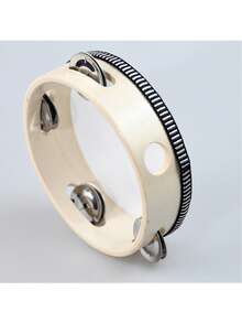 6-Inch Wooden Hand Drum Musical Instrument, Rhythm Music Enlightenment Educational Toy, Suitable For Party, Karaoke, Church, Celebration, Percussion - Multicolor - View 5