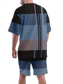 Men T-Shirt Co-Ords - Mixed Colors - View 5