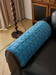 1 chiếc vỏ đệm sofa nhung cao cấp, kiểu dáng tối giản hiện đại, bảo vệ sofa quanh năm, thoáng khí, chống trượt, chống bụi, có thể giặt máy, không biến dạng, chống phai màu, bền, chống trầy xước do thú cưng, phù hợp với sofa 1-4 chỗ, sofa chữ L, văn phòng, phòng ngủ, phòng học. - Màu xanh lam - Xem 6
