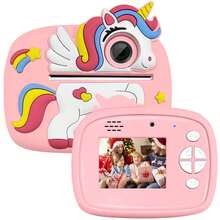 The New Children's Instant Printing Camera Comes With A Cartoon Silicone Protective Case To Prevent Falling, Easy To Operate, And Convenient To Carry. It Is The Most Creative Halloween, Christmas, And New Year Birthday Gift - Multicolor - View 21