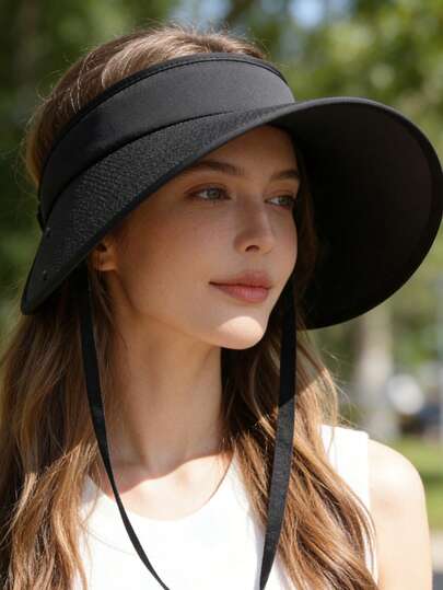 Mũ chống nắng có vành điều chỉnh được kèm tấm che cổ dành cho nữ, chống tia UV UPF50+, vành rộng che phủ toàn diện, có thể gấp gọn để dễ dàng mang theo, thích hợp cho các hoạt động ngoài trời, cắm trại, dã ngoại, kỳ nghỉ biển.