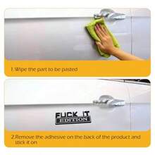 Car Edition Emblem 3D ' IT' Car Badge Decal Metal Fender Emblem Sticker Automotive Exterior Decorative Accessories For SUV Sedan Motorcycle Black - Đen - Xem 4