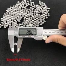 8毫米 500/1000颗 弹弓狩猎射箭用高碳钢球 精密抛光淬火 - 彩色 - 查看 5