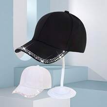 Una gorra unisex de moda con ala ancha, diseñada tanto para actividades al aire libre como para uso diario - [blanco] - Ver 2