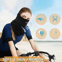 6 Pack Neck Gaiter Bandana Face Mask: Cooling Gator Mask Face Cover Neck Scarf Balaclava - Luz multicolor 6 - Ver 5