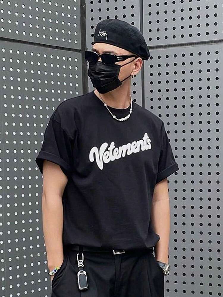 1顶字母复古街头风涤纶纯色贝雷帽，男女通用，四季皆宜 - A - 查看 7