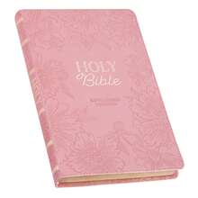 KJV Holy Bible, Gift Edition King James Version, Faux Leather Flexible Cover, Blossom Pink Floral (KJV Gift Editions) - Default - View 10