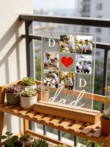 Đồ trang trí bằng acrylic theo yêu cầu / Ảnh cá nhân hóa kèm tên / Quà tặng Ngày của Mẹ / Quà tặng Ngày của Cha / Đồ trang trí Ngày của Cha - Nhiều màu - Xem 4