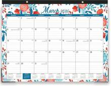 2026 Desk Calendar - Calendar From January 2026 - December 2026,12 Months Desk Pad Calendar, 148" X 114", Desk Pad, Large Ruled Blocks - White - View 1