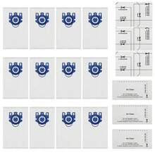 Bộ 18 túi lọc không khí 3D cho máy hút bụi Miele GN, phù hợp với các dòng máy Miele Classic C1, Complete C1, C2, C3, S400i - S456i, S600 - S658, S800 - S858, S2000 - S2999, S5000 - S5999, S8000-S8999, S227, S240, S270, S280, S400, S2, S5, S8 Series - Loại thương hiệu cụ thể - Xem 6