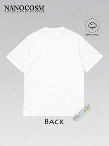 [100% Cotton] I Just Gotta Be Me National Geographic Penguin Print Shirt, Retro Streetwear Tropical, Casual Round Neck Short Sleeve Pullover Tops For Spring / Summer / Fall, Gifts Suitable For Him, Her,-Unisex Women & Men's Campus Daily Wear,Summer Outfits For Women,Vacation Outfits Women,Summer Clothes,Spring Outfits For Women,Summer Tops,Festival Outfits,Easter Outfit Women - 黑色 - 查看 8