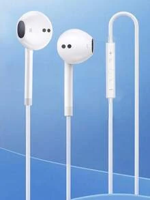 兼容的有线耳机，Type-C电子耳塞，3.5mm圆形插头，USB-C耳塞，带立体声低音的手机/电脑耳机 - 查看 3