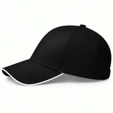 2026 New Model 1pc Cowboy Cat Meowdy Logo Baseball Cap, Unisex, Fashionable And Versatile, Suitable For Outdoor Street Casual Sports, Dating, Travel, Cycling, Truck Driver Lightweight Hat, High-E - 黑色 - 查看 3
