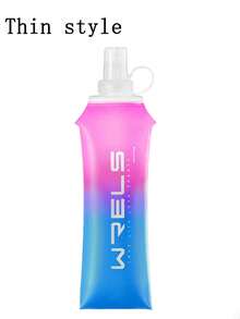 WRELS 1/2件漸層時尚便攜可折疊輕量軟水瓶，150/250ml/500ml可選，適合跑步、徒步與騎行 - 彩色 - 查看 14
