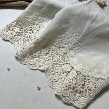 1.5 Inch/19cm Wide Lace Trim, Suitable For Curtains, Cuffs, Wedding Dresses, Clothing, Tablecloths, Home Decor, Ideal For Beginners Sewing Vintage Style - Multicolor B - View 8