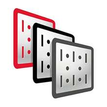 Wall Control ASM-SH-1609 9" Deep Pegboard Shelf Assembly for Pegboard and Slotted Tool Board Red - Rojo - Ver 5