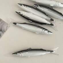 1支创意趣味比目鱼造型圆珠笔，海洋系列鱼形笔，礼品文具 - 彩色 - 查看 7