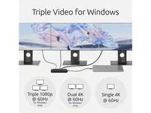 Kensington UH1510P USB C Hub 11-In-1 Triple Display With 2 HDMI 1 DP++, 85W Power Charging, Ethernet, SD/MicroSD Card Slots, 3xUSB-A, 2xUSB-C, USB C Dongle For Dell/HP/Lenovo/ThinkPad (K34040WW) - View 9