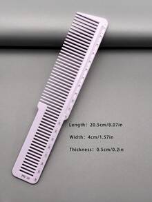 1件/3件/4件/5件/6件髮梳套組 理髮梳 造型師梳子 家用 耐熱耐用材質 附尺規量測款式 適合男女 造型化妝 婚禮化妝 含女用長髮梳 短髮梳 男用油頭梳 平頂梳 尖尾梳 造型梳 理髮店 專業沙龍 家用化妝 旅行必備 - 淡紫色 - 查看 6