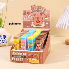 Gọt bút chì hoạt hình, tẩy kéo đẩy, tẩy đa năng hình chuột lang nước, gọt bút chì, văn phòng phẩm cho năm học mới. - A - Xem 13