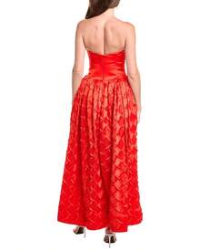 SIMKHAI Azriel Bustier Gown - Red - View 3