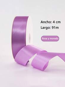 Satin Ribbon 4cm X 91m, Multicolor For Crafts - View 15