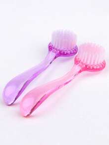 1 st nagelborsteset, grepphandtag, rengöringsborstar för naglar och tånaglar, nagelskrubb- och dammborste för manikyr, pedikyr, salong och dagligt bruk i hemmet - Multifärgad - Visa 4