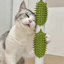 猫抓按摩垫，宠物猫抓摩擦刷，小型猫咪自清洁桌，犬猫抓刷，猫咪用品，狗狗用品，猫玩具，快乐小狗，幼犬必备品，快乐小狗，宠物用品，狗狗，猫玩具 - 灰色 - 查看 6