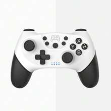 Byteuni 1pc 无线游戏手柄，兼容 Switch/Lite/OLED/Switch 2 Pro，Switch 摇杆游戏手柄，内置 550mAh 电池，支持唤醒、陀螺仪轴、连发、双震动和截图功能（升级版） - 彩色 - 查看 20