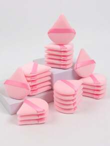 5/10/20/30/50/100个装三角绒化妆海绵，采用超柔软绒面材质，适用于修容、眼部和眼角，适合所有肤质，可用于化妆、家居装饰、梳妆台、旅行、卧室等场合，是化妆配件、粉扑、化妆海绵的理想之选，价格实惠，也是圣诞礼物填充物、化妆品、化妆工具、平价好物、礼品、女士礼物、圣诞礼物、赠品、旅行必备品等。 - 彩色 - 查看 2