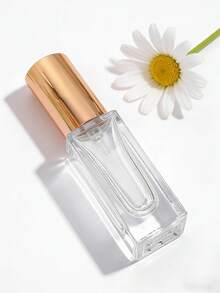 1Pc 5ml Mini Refillable Perfume Sample Spray Bottle, Premium Clear Glass Silver Cap Airtight Leakproof Fine Mist Empty Unscented Portable Travel Pocket Atomizer Dispenser, TSA Approved Cosmetic Container For Women Men Purse Daily Carry Vacation Business Trip Essential Oils Fragrance Testing Vanity Beauty Gift For Travelers Perfume Lovers - Clear - View 3