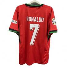 2026 World Cup Fan Jersey No. 7 Portugal Home Jersey European Cup Fan Edition Red Football Shirt 48-Hour Fast Shipping Men's Shirts Men's Clothes - Đỏ - Xem 8
