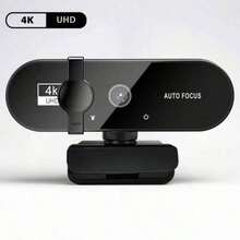 4K/2K/1080P USB Webcam With Auto Focus And Privacy Cover | Plug And Play, Compatible With PC/Laptop, Zoom, Live Streaming And Remote Work - Multicolor - View 16