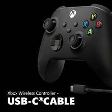 Microsoft Xbox Wireless Gaming Controller (2025) With USB-C Cable, Carbon Black - View 2