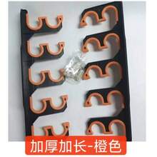 6杆壁挂式鱼竿架，重型防锈防刮擦渔具收纳架，交错式设计，通用型，安装简便，节省空间，适用于车库、棚屋、钓鱼室、地下室，钓鱼爱好者的必备品。 - 彩色 - 查看 10